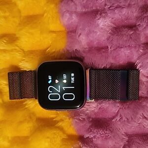 Fitbit Versa 2 Health Fitness Smartwatch with Heart Rate,Music,Alexa,Sleep FB507